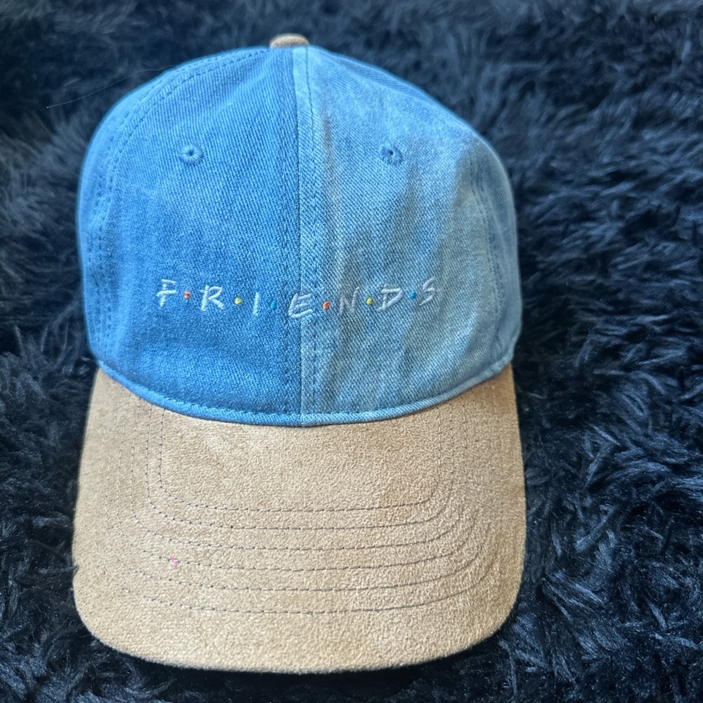 Blue and Tan Baseball Cap